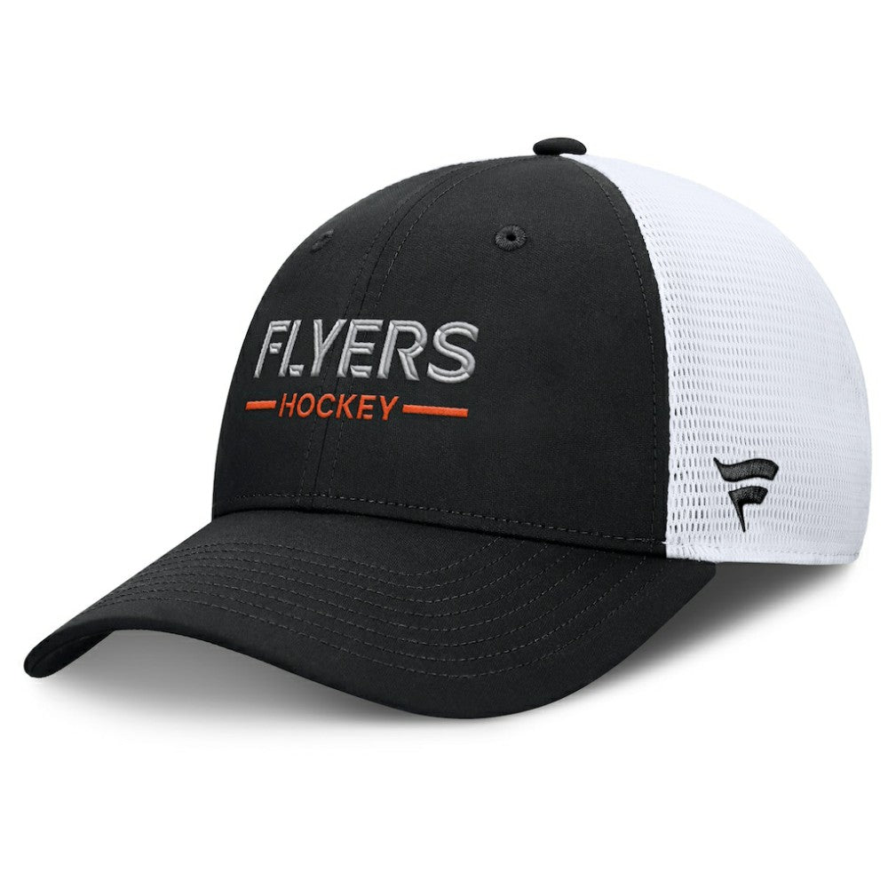 Philadelphia Flyers Fanatics Authentic Pro Rink Lockup Adjustable Trucker Hat