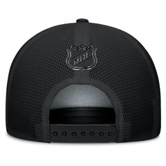 Boston Bruins Fanatics Authentic Pro Road Team Code Trucker Adjustable Hat