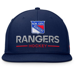 New York Rangers Fanatics Authentic Pro Rink Lockup Snapback Hat