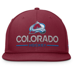 Colorado Avalanche Fanatics Authentic Pro Rink Lockup Snapback Hat