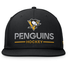 Pittsburgh Penguins Fanatics Authentic Pro Rink Lockup Snapback Hat