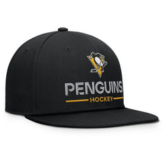 Pittsburgh Penguins Fanatics Authentic Pro Rink Lockup Snapback Hat