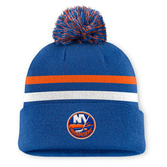 New York Islanders Fanatics Authentic Pro Rink Cuffed Knit Hat with Pom