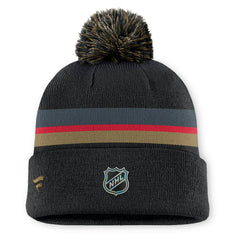 Vegas Golden Knights Fanatics Authentic Pro Rink Cuffed Knit Hat with Pom