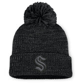 Seattle Kraken Fanatics Women's Authentic Pro Road Cuffed Knit Hat with Pom