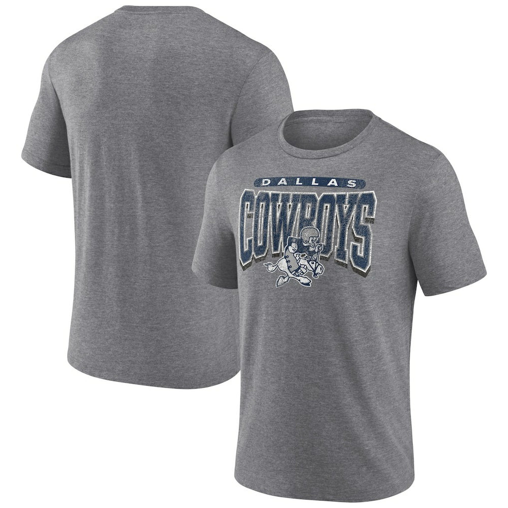 NFL Dallas Cowboys Warped Block Tri-Blend T-Shirt