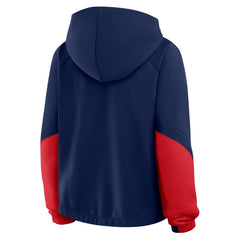 Cleveland Guardians Women's Oversized Time to Win Pullover Hoodie - Navy