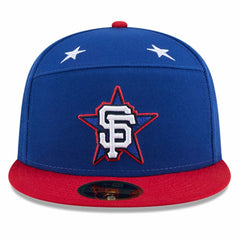 San Francisco Giants 2025 MLB All-Star Game Workout Side Patch 59FIFTY Fitted Hat - Blue/Red | New Era