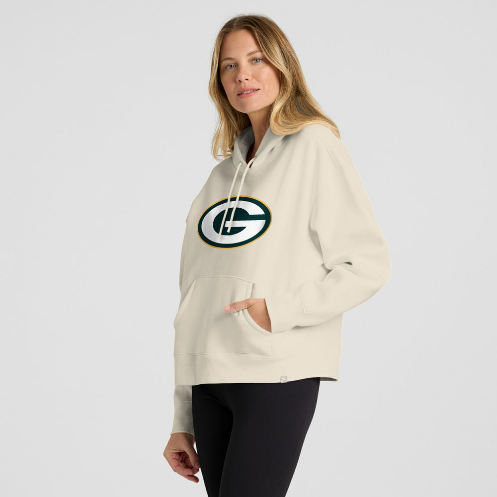 NFL Green Bay Packers Women's Dove Legacy Pullover Hoodie