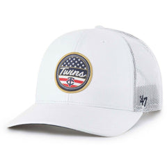 Minnesota Twins Homage Adjustable Trucker Hat - White | 47 brand