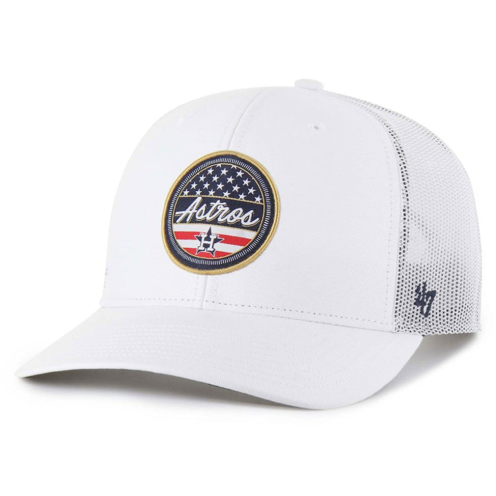 Houston Astros Homage Adjustable Trucker Hat - White | 47 brand