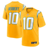 NFL Los Angeles Chargers Justin Herbert Alternate Charger Power Game Player Jersey