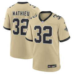 NFL New Orleans Saints Tyrann Mathieu Gameday Golds Alternate Game Player Jersey