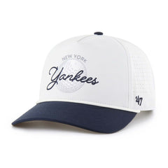 New York Yankees Gimmie Golf Hitch Rope Adjustable Hat - White/Navy | 47 brand
