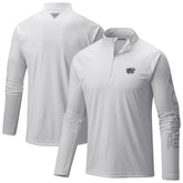 Brooklyn Nets Terminal Tackle Raglan Omni-Shade Quarter-Zip Jacket - White | Columbia shop