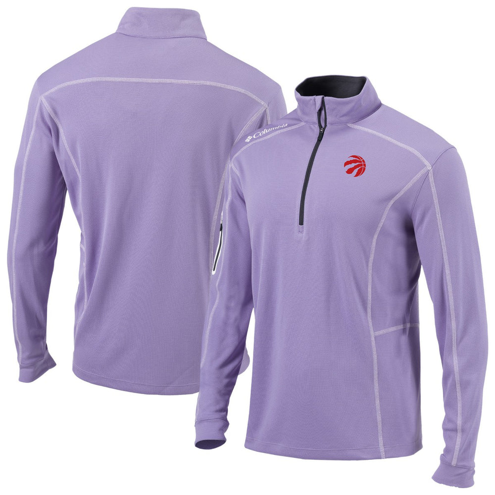 Toronto Raptors Omni-Wick Shotgun Quarter-Zip Pullover - Lavender | Columbia on sale
