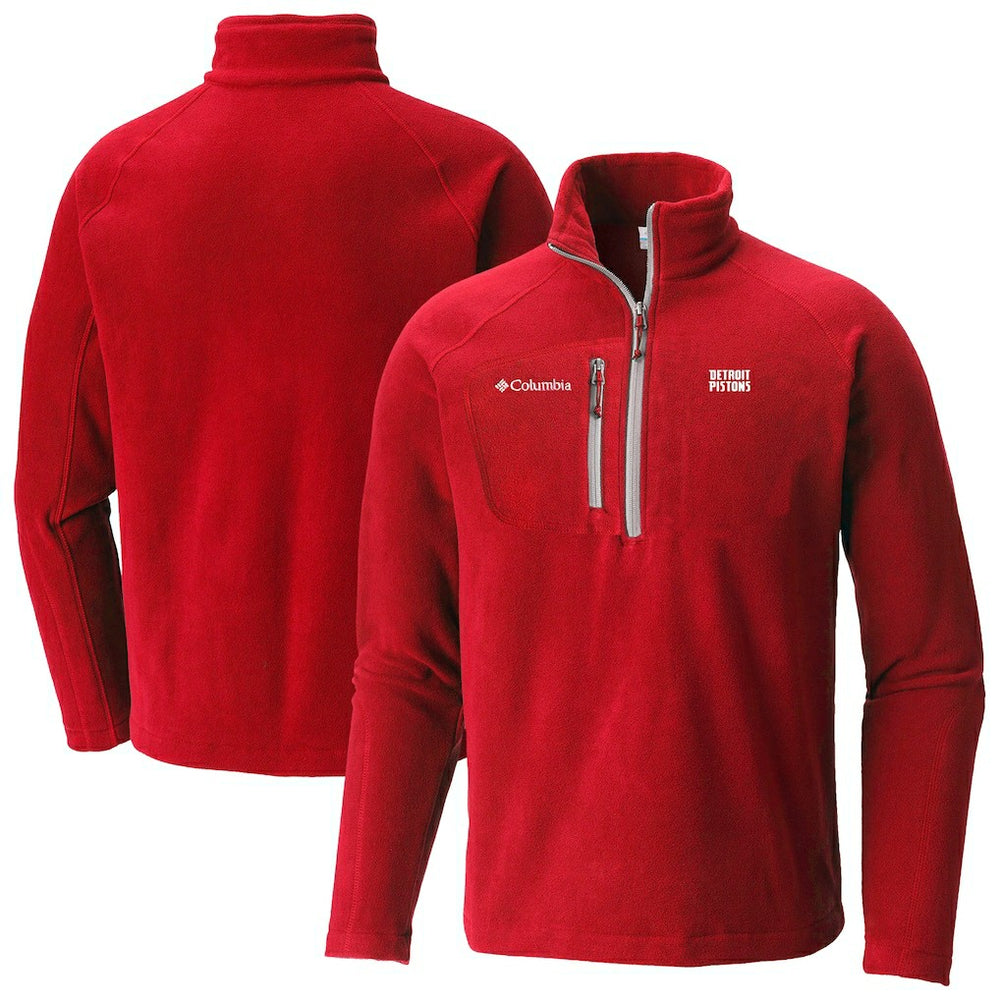 Detroit Pistons Fast Trek III Half-Zip Fleece Pullover sale - Red | Columbia cheap