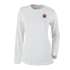 Washington Wizards Women's Omni-Wick Shotgun Pullover Top - White | Columbia online