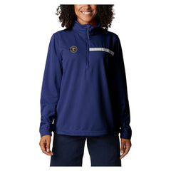Denver Nuggets Women's Skiff Guide Fleece Pullover Top sale - Navy | Columbia cheap