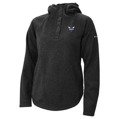 Charlotte Hornets Women's Sweater Weather Quarter-Snap Hoodie - Black | Columbia on sale