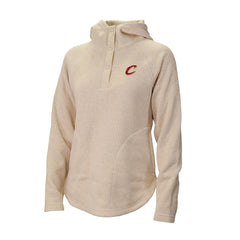 Cleveland Cavaliers Women's Sweater Weather Quarter-Snap Hoodie sale - White | Columbia online