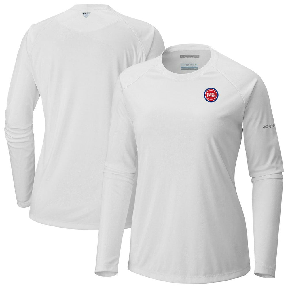 Detroit Pistons Women's Tidal Tee II Long Sleeve T-Shirt sale - White | Columbia discount