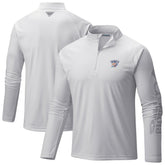 Oklahoma City Thunder PFG Terminal Tackle Quarter-Zip Top - White | Columbia for sale