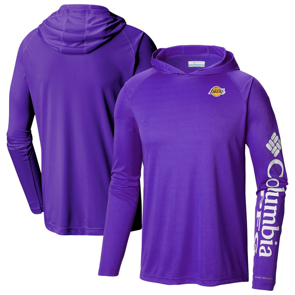 Los Angeles Lakers PFG Super Terminal Tackle Hoodie - Purple | Columbia outlet