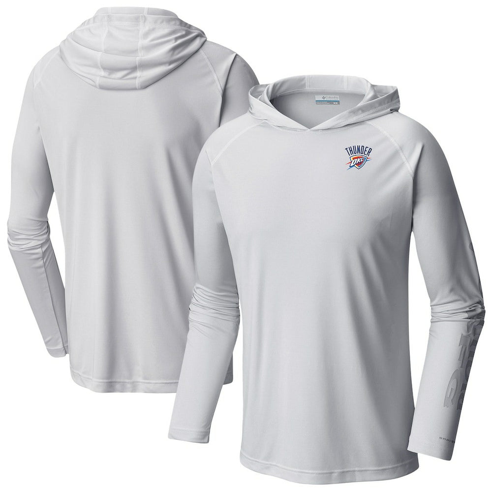 Oklahoma City Thunder PFG Super Terminal Tackle Hoodie - White | Columbia outlet