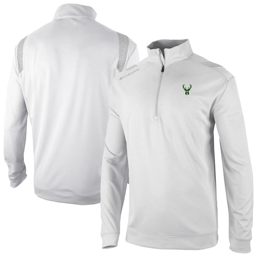 Milwaukee Bucks Oakland Downs Omni-Wick Quarter-Zip Top - White | Columbia discount