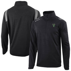 Milwaukee Bucks Oakland Downs Omni-Wick Quarter-Zip Top - Black | Columbia cheap