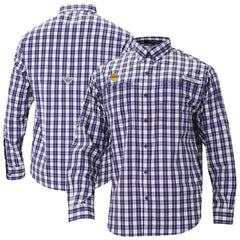 Los Angeles Lakers Super Tamiami Omni-Shade Long Sleeve Button-Down Shirt - Purple | Columbia outlet