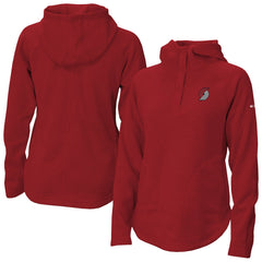 Portland Trail Blazers Women's Sweater Weather Quarter-Snap Hoodie - Red | Columbia for sale