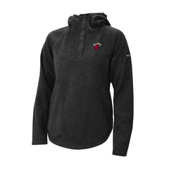 Miami Heat Women's Sweater Weather Quarter-Snap Hoodie - Black | Columbia for sale