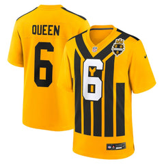 NFL Pittsburgh Steelers Patrick Queen Alternate 1933 Throwback Game Jersey