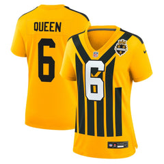 NFL Pittsburgh Steelers Patrick Queen Women's Alternate 1933 Throwback Game Jersey