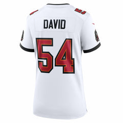 NFL Tampa Bay Buccaneers Lavonte David Women's 50th Anniversary White Game Jersey