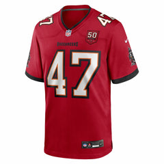 NFL Tampa Bay Buccaneers John Lynch 50th Anniversary Team Game Jersey