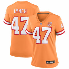 NFL Tampa Bay Buccaneers John Lynch Women's 50th Season Game Jersey