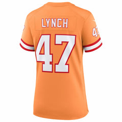 NFL Tampa Bay Buccaneers John Lynch Women's 50th Season Game Jersey