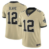 NFL New Orleans Saints Chris Olave Gameday Golds Alternate Vapor F.U.S.E. Limited Jersey