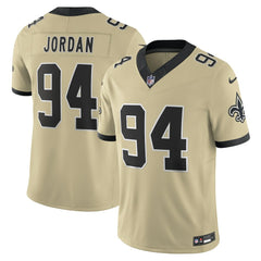 NFL New Orleans Saints Cameron Jordan Gameday Golds Alternate Vapor F.U.S.E. Limited Jersey