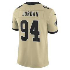 NFL New Orleans Saints Cameron Jordan Gameday Golds Alternate Vapor F.U.S.E. Limited Jersey