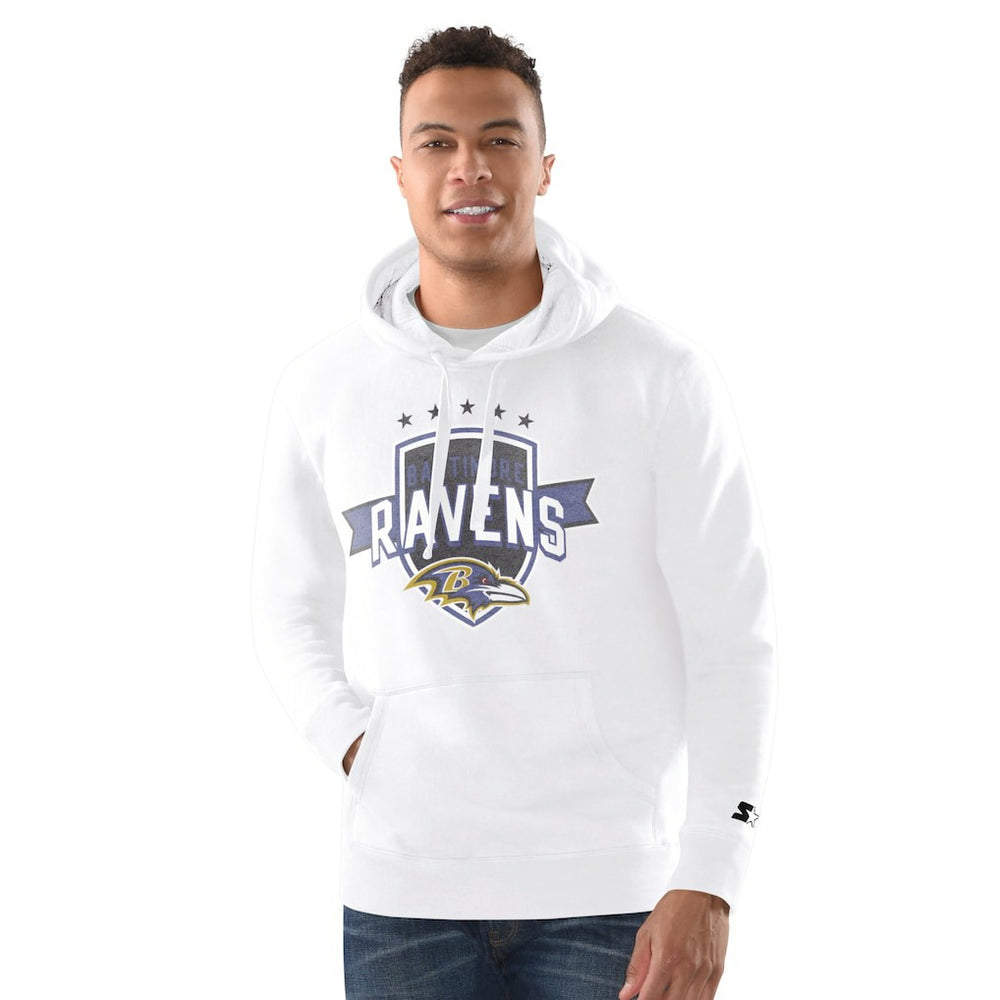 NFL Baltimore Ravens Starter Vintage Pullover Hoodie