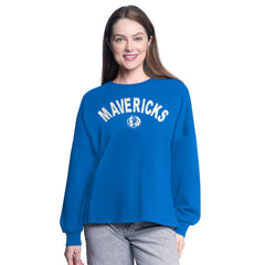 Dallas Mavericks G-III 4Her by Carl Banks Women's Athletic Pullover Sweatshirt sale - Royal outlet