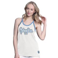 Memphis Grizzlies G-III 4Her by Carl Banks Women's Curveball Racerback Scoop Neck Slub Tank Top - White online