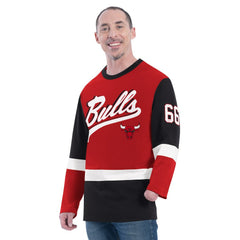 Chicago Bulls G-III Sports by Carl Banks Adaptive Rugby Long Sleeve Top sale - Red sale