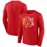 Atlanta Hawks Team Pride Long Sleeve T-Shirt - Red outlet