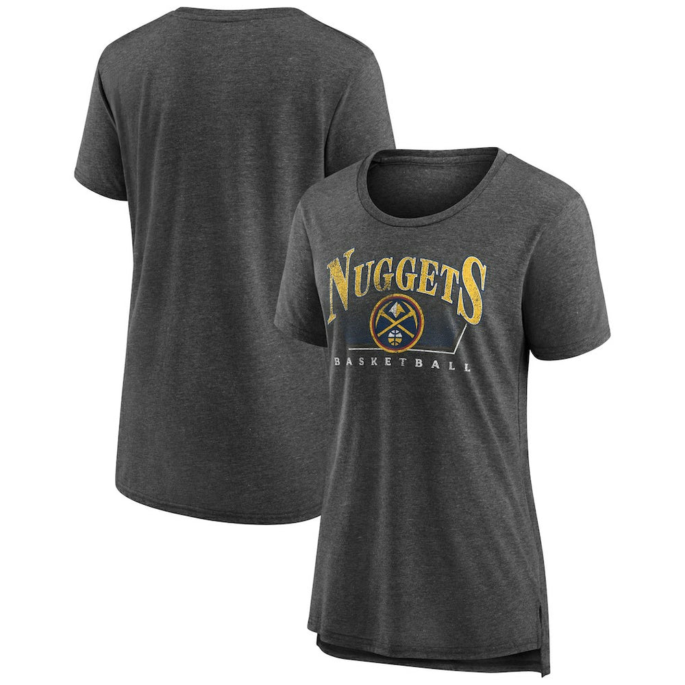 Denver Nuggets Women's Selection Tri-Blend T-Shirt sale - Gray shop
