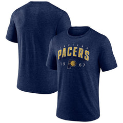 Indiana Pacers Backboard Tri-Blend T-Shirt - Navy discount